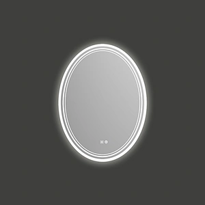 Mosmile Wall Anti-fog Oval Bathroom Mirror with LED Light